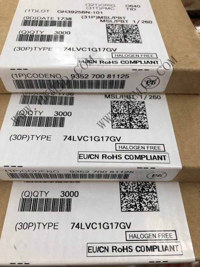 NXP 74LVC1G17GV 邏輯緩沖器，驅(qū)動器，接收器，收發(fā)器
