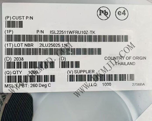 明佳達供應(yīng)Renesas（ISL22511WFRU10Z）XDCP? 數(shù)字電位計，助力高性能電子設(shè)計