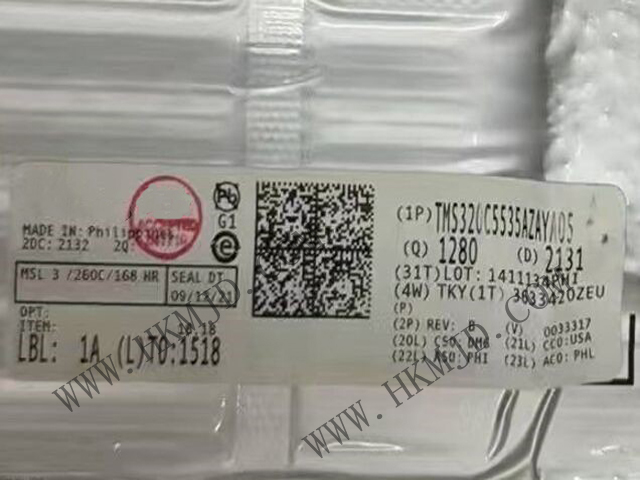 TI TMS320C5535AZAYA05 100MHz 低功耗 C55x 定點(diǎn)數(shù)字信號(hào)處理器