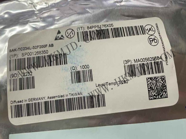 英飛凌SAK-TC234L-32F200F AB 32位AURIX? TriCore?微控制器：高性能汽車與工業(yè)級MCU