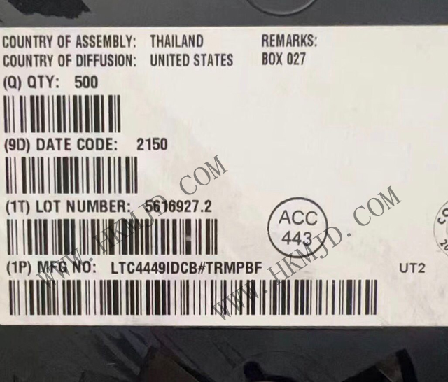 ADI LTC4449IDCB 高速同步 N 溝道 MOSFET 驅(qū)動(dòng)器