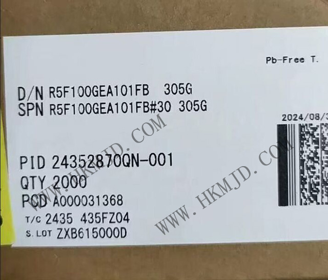 瑞薩 R5F100GEA101FB? RL78/G13 低功耗高功能微控制器